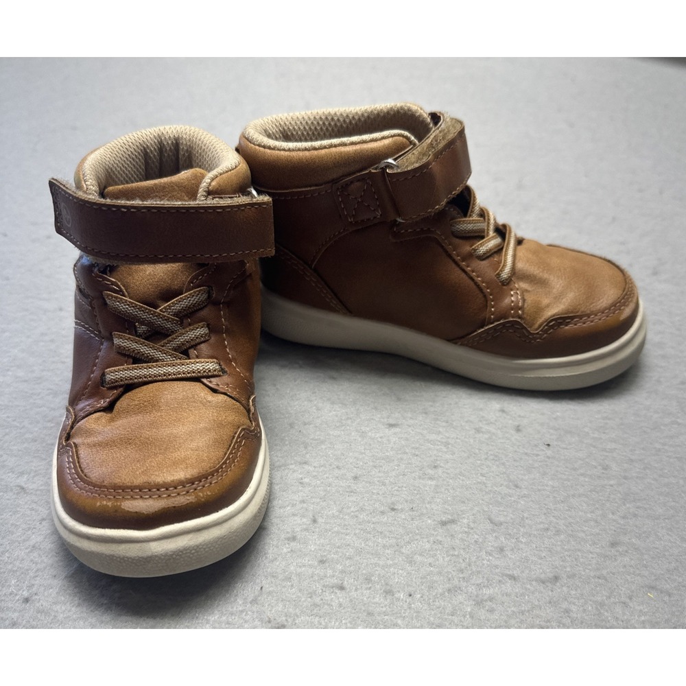 Stride Rite Zayn Toddler Boots 7 Faux Learher Mid Sneaker Boot